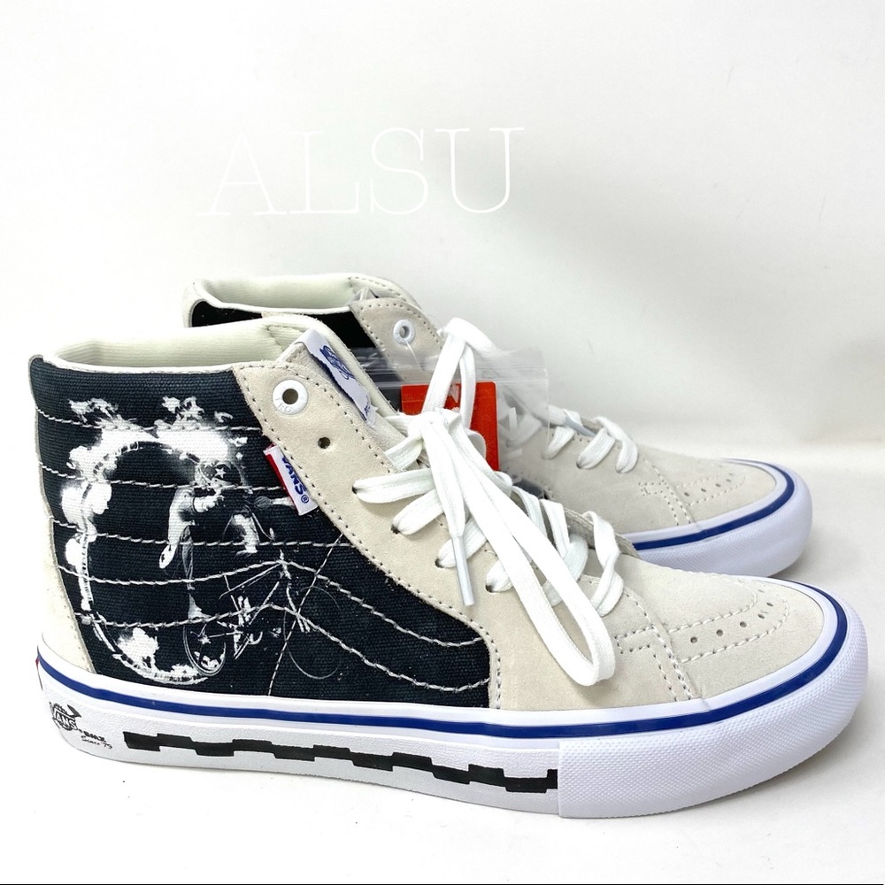 VANS SK8-HI Pro BMX ‘79 Marshmallow Men’s Sneakers - Picture 3 of 13